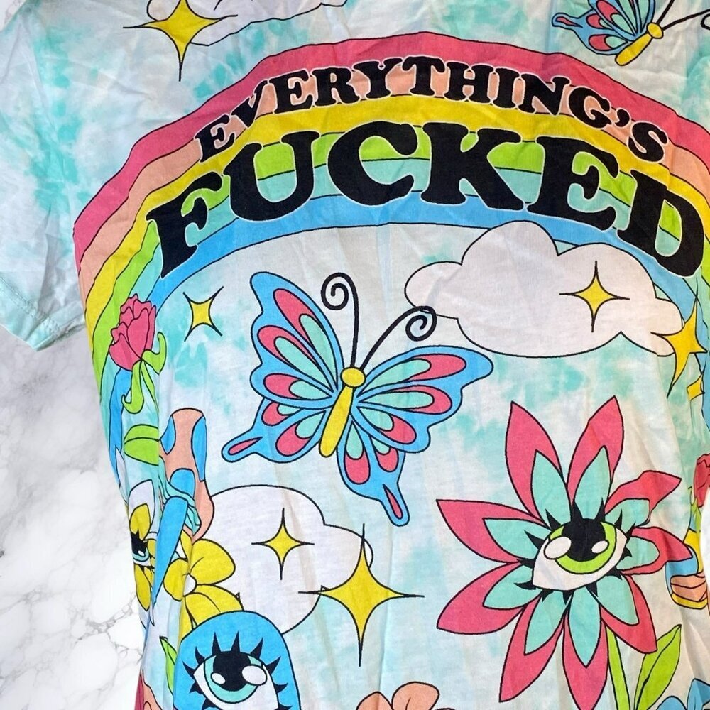 Dolls Kill Happy Go Lucky Graphic Tee - Picture 8 of 12
